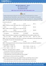 Đề thi học kì 1 KHTN 8 Kết nối tri thức - Đề số 7
